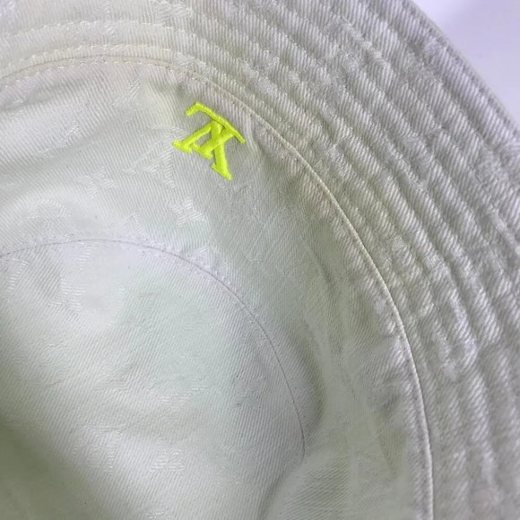 Auth LOUIS VUITTON M7064L Bicolor Bucket Hat-Monogram Neon hat bucket hat bob ha - Picture 6 of 11